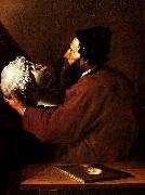 Jose de Ribera Der Tastsinn oil on canvas